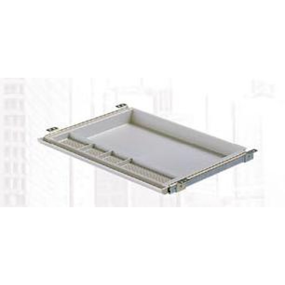 鋁合金數位線槽盒/單掀2孔緩降毛刷盒  K Box-2