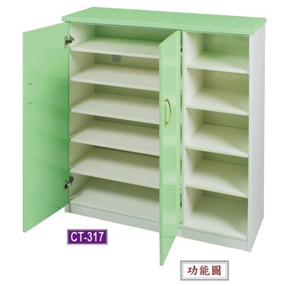 環保塑鋼鞋櫃  CT-317